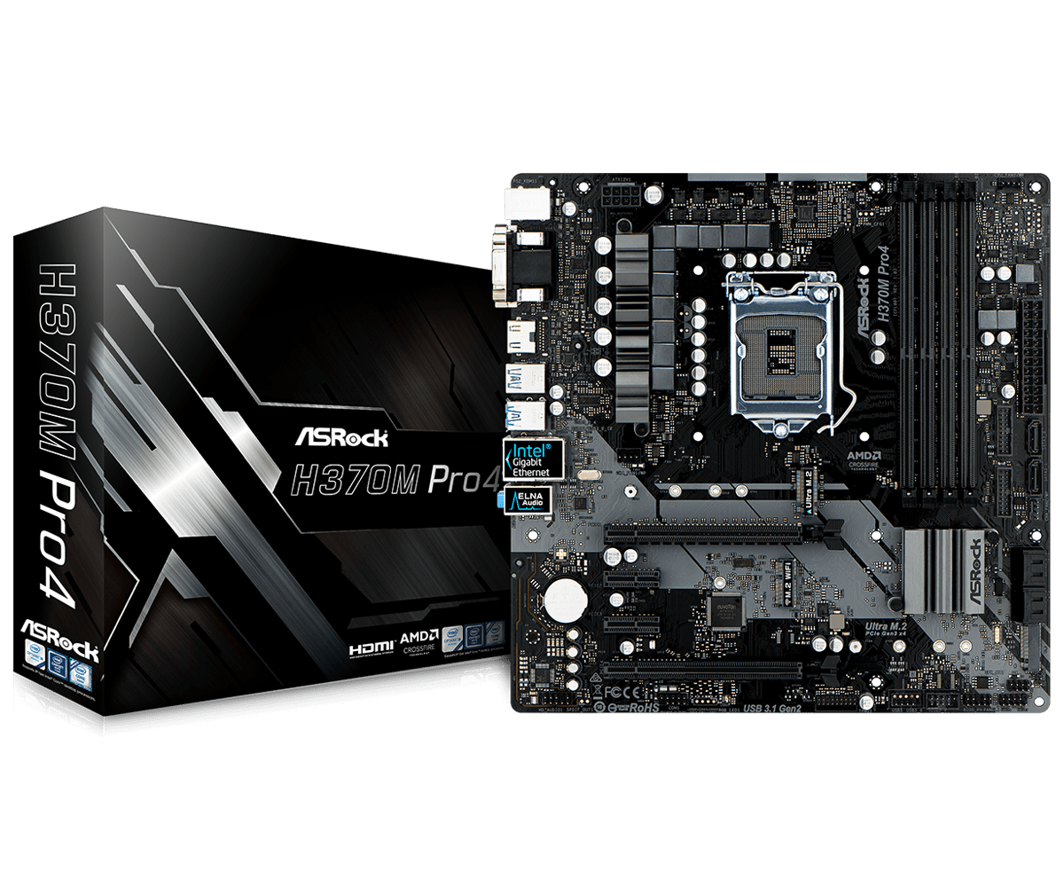 Asrock H370M Pro4 - Motherboard Specifications On MotherboardDB